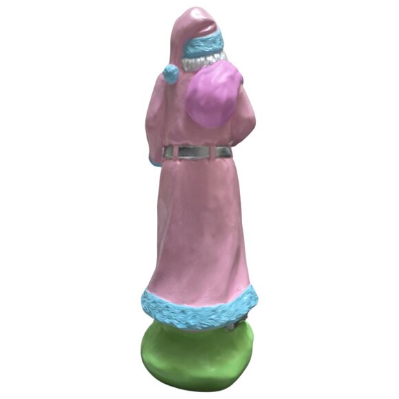 PASTEL CANDY COLOR SANTA CLAU NOEL MANTEL CHRISTMAS DECOR DECORATION XMAS NEW - Picture 3 of 3